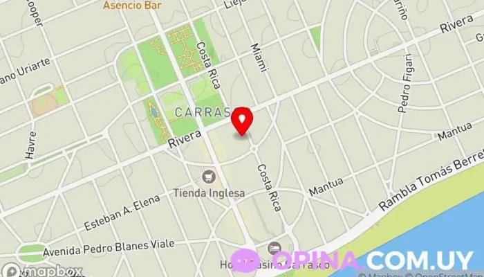 mapa de Boomerang Tienda de ropa, Tienda de deportes, Juguetería, Tienda de uniformes en Montevideo