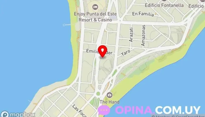 mapa de Box Garden Zona de restauración, Restaurante de comida saludable, Tienda de alimentos naturales, Centro comercial en Punta del Este