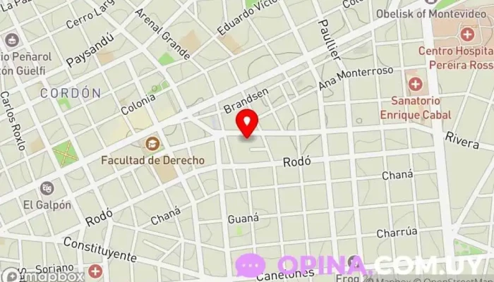 mapa de BPS Centro Materno Infantil Nro 3 (CMI 3) Hospital en Montevideo