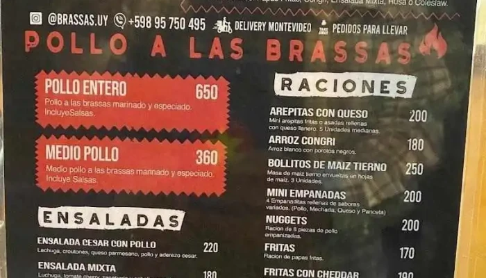Brassas Uy Menu - Montevideo