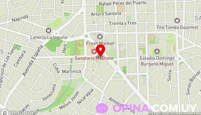 mapa de BRICK REAL ESTATE Agencia inmobiliaria en Maldonado