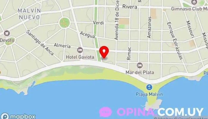 mapa de Brickell - Inmobiliaria Agentes inmobiliarios en Montevideo