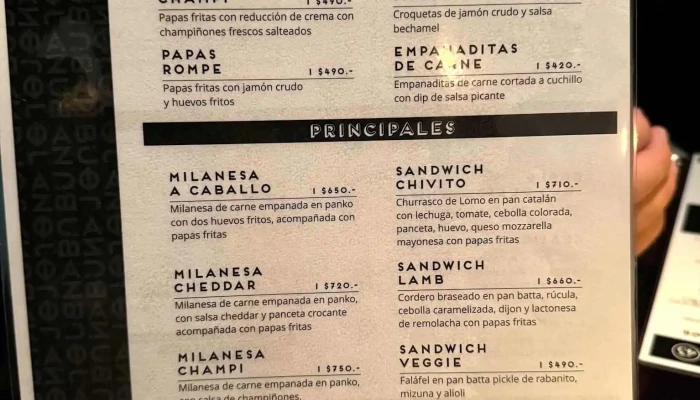 Brujona -  Menu - Montevideo