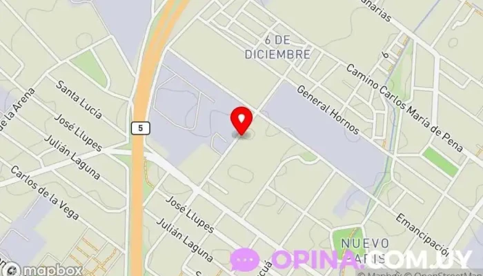 mapa de C16 PPP3 Jardín de infancia en Montevideo