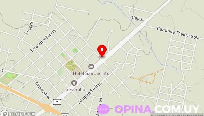 mapa de CAAMEPA Hospital en San Jacinto