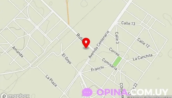 mapa de CAAMEPA Montes Centro de salud y bienestar en Montes