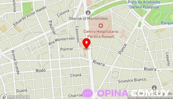 mapa de Cadavalle Escuela en Montevideo