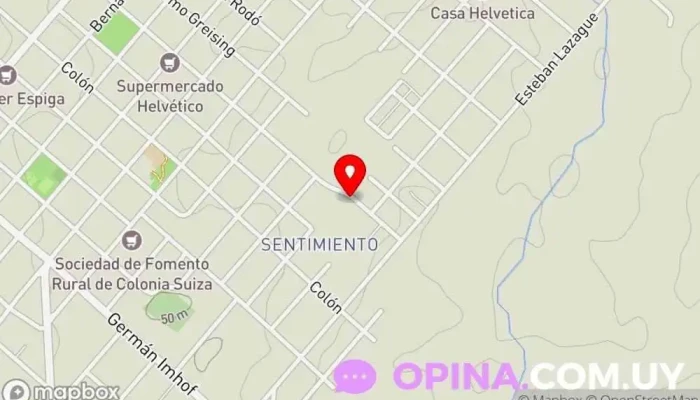 mapa de CADIS Escuela en Nueva Helvecia