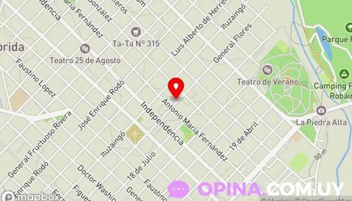 mapa de CAEF (Centro de Artes Escénicas de Florida) Escuela en Florida