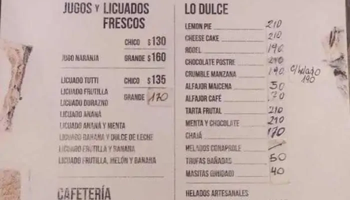 Cafe Del Centro Menu - Florida