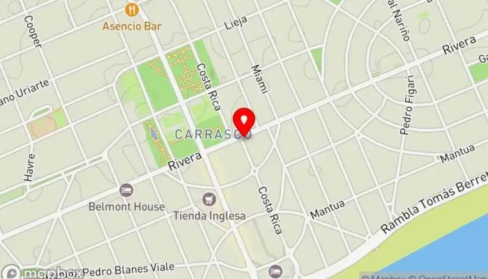 mapa de Café Misterio Restaurante en Montevideo