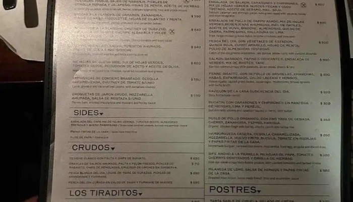 Cafe Misterio Menu - Montevideo