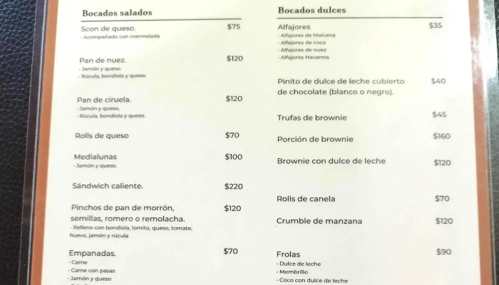 Cafeteria Carmela -  Comentario 5 - Tacuarembó