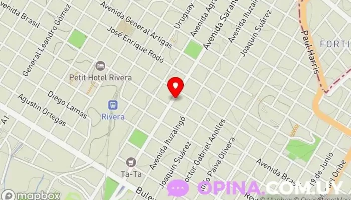 mapa de Cahio.com Tienda de informática, Tienda de artesanías, Cibercafé, Papelería, Juguetería en Rivera