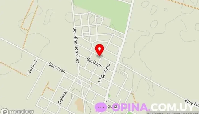 mapa de CAIF Acurruco Centro Head Start en Rodríguez