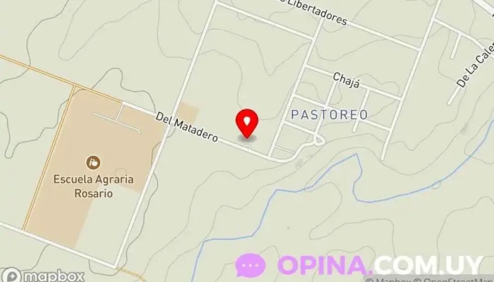 mapa de CAIF El Pastoreo Centro de educación preescolar en Rosario