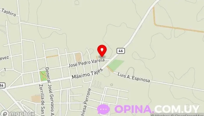 mapa de CAIF Los Cerrillos Escuela en Los Cerrillos