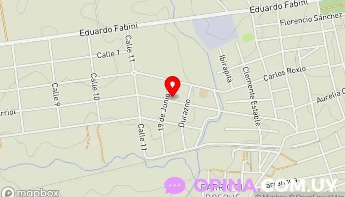 mapa de Caif Escuela en Pando