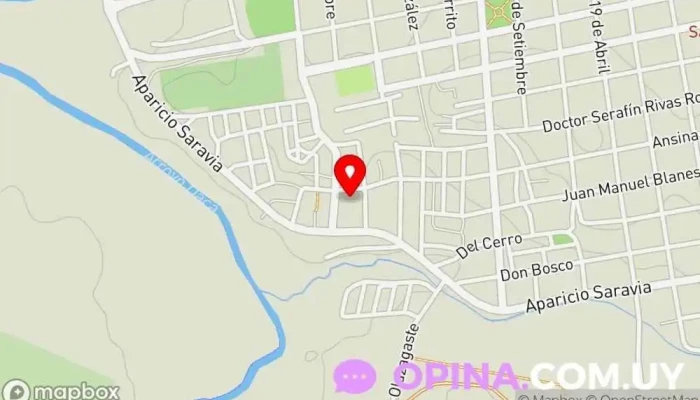 mapa de CAIF Nuestra Placita Guardería en Mercedes