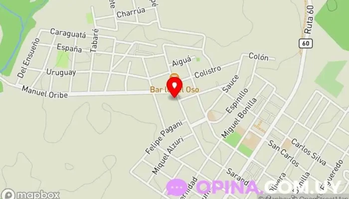 mapa de CAIF Pan de Azucar Centro Head Start en Pan de Azúcar