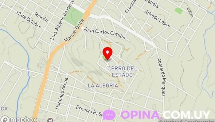 mapa de CAIF Renacer I Centro Head Start en Rivera