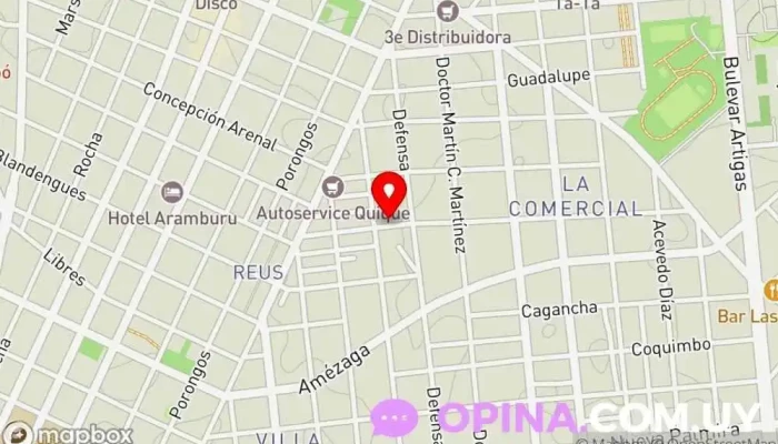 mapa de CAIF San Miguel Escuela en Montevideo