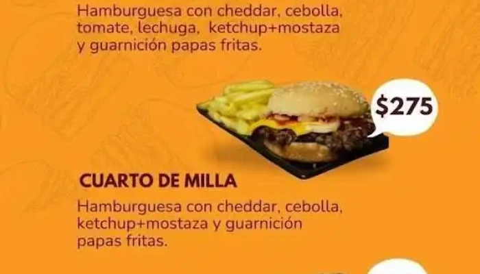 Caipy Burger -  Menu - Montevideo