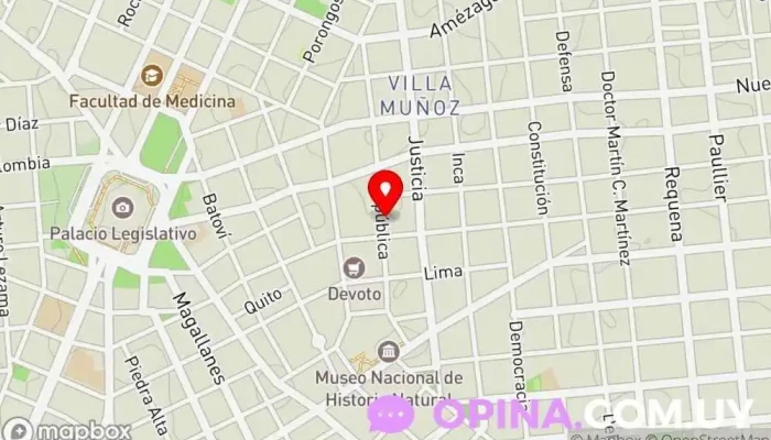 mapa de Calado Design Tienda de artículos para decoración en pastelería, Papelería en Montevideo