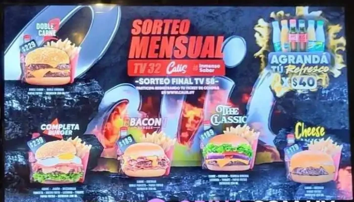 Calis -  Menu - Artigas