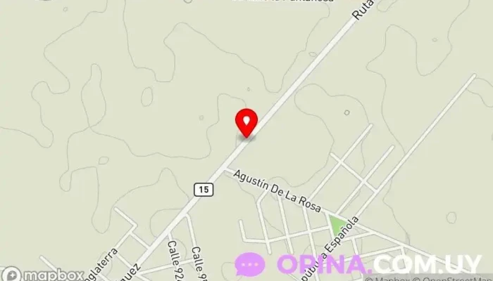 mapa de Calpace Escuela en Rocha