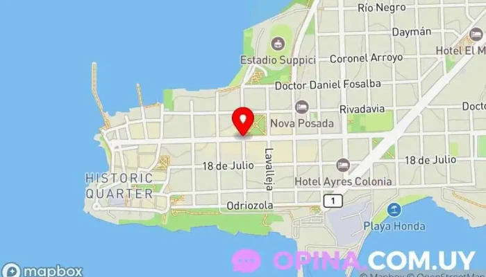 mapa de Camara Inmobiliaria de Colonia Agencia inmobiliaria en Col. del Sacramento