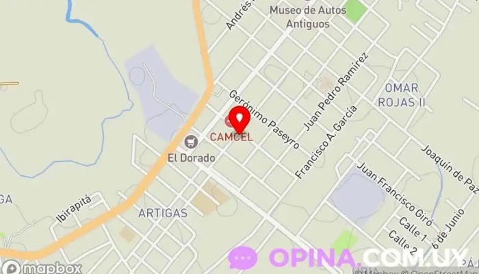mapa de Camcel Hospital en Rio Branco