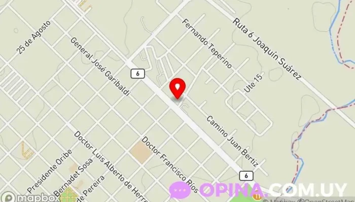 mapa de CAMEDUR Centro médico en Sarandí del Yí