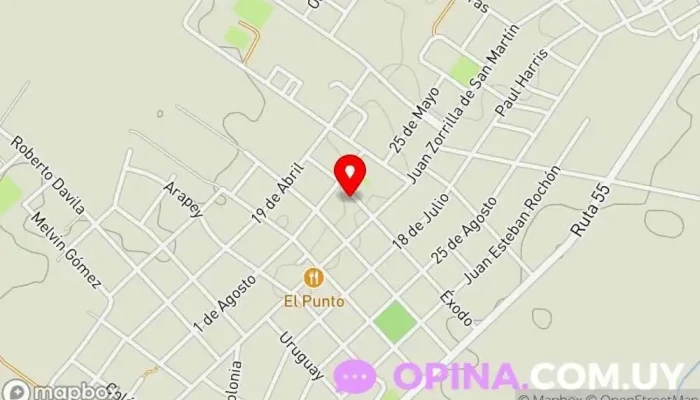 mapa de Caminos. Centro de Aprendizaje Centro educativo en Ombúes de Lavalle