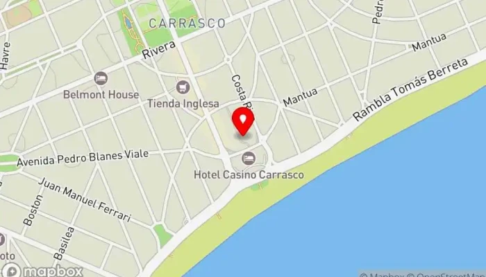 mapa de Cantina Rostand Bar, Pub, Restaurante en Montevideo