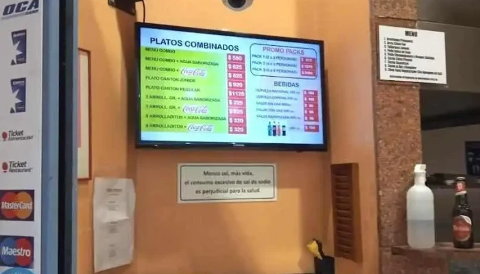 Canton Chino Menu - Montevideo