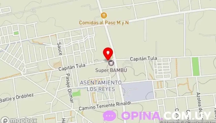 mapa de Capitán Tula 4669 bis Urbanización en Montevideo