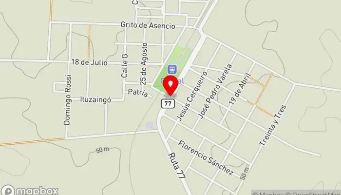 mapa de Cardal  en Cardal