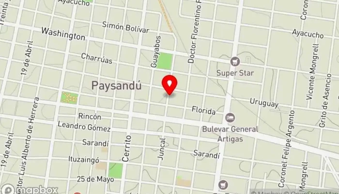 mapa de Carlos Lamarca & Bimba Brüder Cerveceria Artesanal Cervecería artesanal en Paysandú