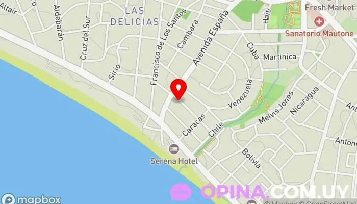 mapa de CarpediemGym Gimnasio en Maldonado