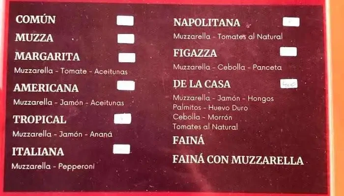 Carrito De La 19 -  Menu - Castillos