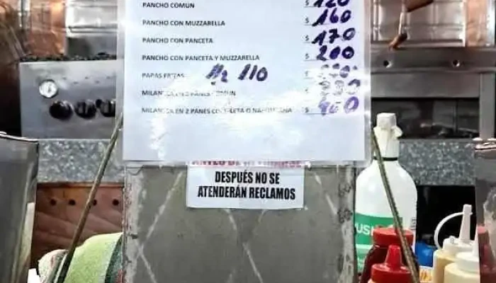 Carrito El Lucero -  Menu - Col. del Sacramento