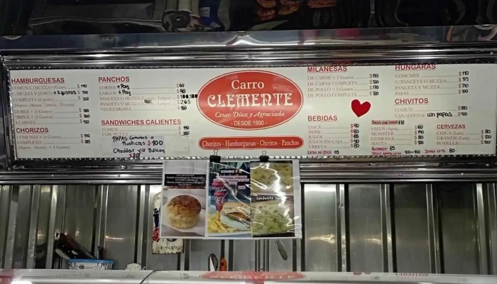 Carro Clemente -  Menu - Montevideo