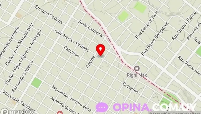 mapa de Casa aimara Condominio en Rivera