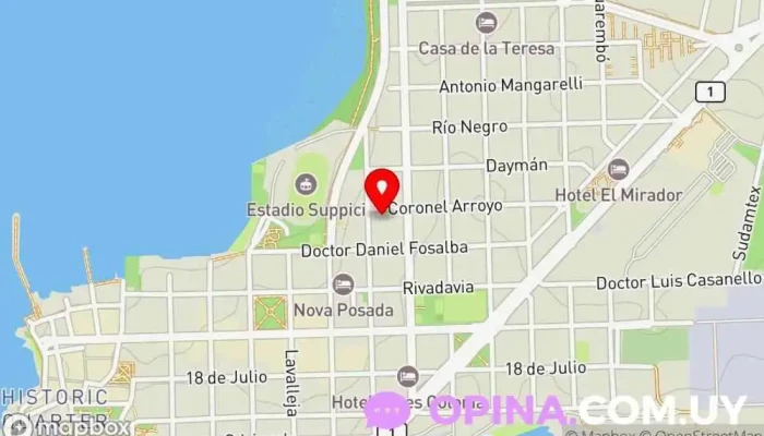 mapa de Casa de la Cultura de Colonia del Sacramento Centro cultural en Col. del Sacramento