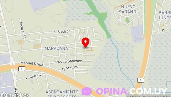 mapa de CASA DE LOS IAIOS  en Montevideo