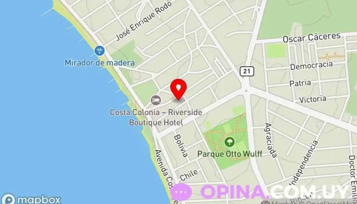 mapa de Casa Enrique Urbanización en Col. del Sacramento