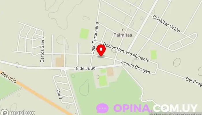 mapa de Casa-Muebles Tienda de muebles en Palmitas