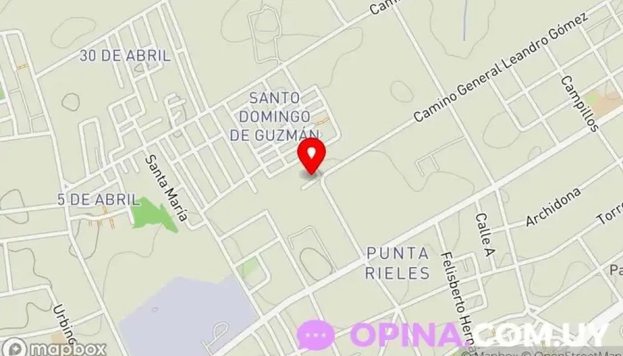 mapa de Casa naty Casa rural en Montevideo