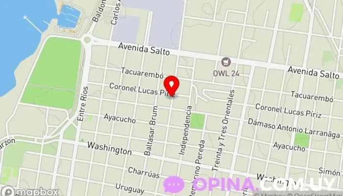 mapa de Casa paysandu Condominio en Paysandú